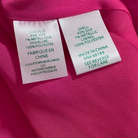 Lilly Pulitzer Silk Top - Size M - Picture 5 of 7